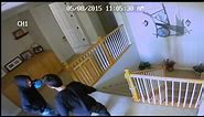Caught On Tape: Watch Two Clueless Robbers Break Into Home with People Inside