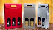 Wine Bottle Carrier Boxes with Windows