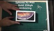 2018 New IPhone Xs Max Gold 256GB Unboxing