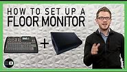 How to set up and mix a floor monitor on the Behringer X32