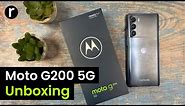 Motorola Moto G200 5G unboxing
