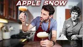 Julia Child's "Apple Snow" is a blast from the past