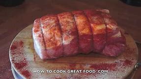 Oven Roast Pork Recipe - How to Roast Pork - Easy Roast Pork - Pork Joint - Crispy pork