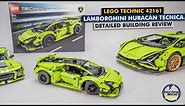 LEGO Technic 42161 Lamborghini Huracán Tecnica detailed building review