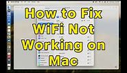 How to Fix WiFi Not Working on MacBook Pro/Air in macOS Sonoma