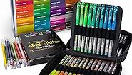 ColorIt Gel Pens For Adult Coloring Books 96 Pack - 48 Premium Quality Gel Pens and Gel Markers for Adult Coloring with 48 Matching Refills (96 Count Gel Pens)