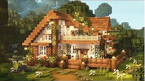 [Minecraft] 🌲✨ Aesthetic Cottagecore House Tutorial / Cottage / Mizuno's 16 Craft Resource Pack