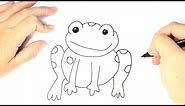 How to draw a Frog for Kids