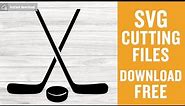 Hockey Sticks Svg Free Cut File for Cricut