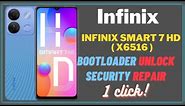 Infinix Smart 7 HD X6516 | Security Repair | Unlock Bootloader | 1 Click