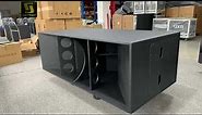 how we produce the dual 21 inch subwoofer F221