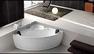 24+ Beautiful corner bathtub design ideas for modern bathroom