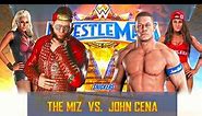 WWE 2K18 The Miz with Maryse vs John Cena with Nikki Bella | WrestleMania 33 Full Match PS4 Gameplay