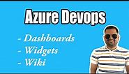 Azure devops Dashboards and widgets, Wiki
