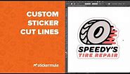 How to create a sticker cut line in Illustrator