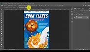 Corn flakes box mockup (How to Use)