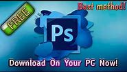 How to download and Install Adobe Photoshop Free