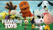 NEW GIANT Surprise Toys THE PEANUTS MOVIE Happy Dance Snoopy & Charlie Brown Collectors Set