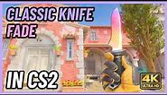 ★ CS2 Classic Knife Fade | CS2 Knife In-Game Showcase [4K]