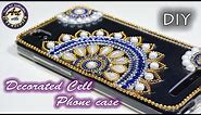 How to make DIY Cell phone case decoration(Back cover) | Beaded phone Case | Art with Creativity 226