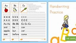 ABC Handwriting Practice Activity Booklet