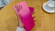 for iPhone 14 Phone Case Magnetic Gradient Hot Pink Case for Women Girls Soft TPU Shockproof Cover for iPhone 14 [with Camera Lens Protector] [Compatible with Magsafe]