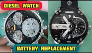 DIESEL DZ7313 MR DADDY 2.0 Multi-Layer Watch Movement Battery Replacement | SolimBD