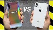 Galaxy Note 10+ vs. iPhone XS Max Drop Test!