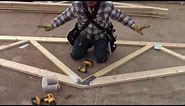 How to Build a Pole Barn - Building the Trusses