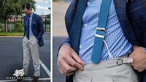Why Suspenders Are BETTER Than Belts [Belts VS Braces] | Kirby Allison