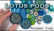 Polymer Clay Lotus Pods Sculpture