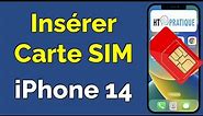 Comment mettre une Carte SIM dans un iPhone 14 (Pro Max), insérer carte SIM iPhone 14
