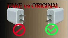 how to identify fake Apple 20w charger | fake vs original apple 20w charger
