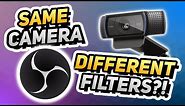 OBS Studio: Use Different Camera Filters On Different Scenes
