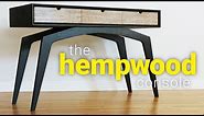 How to Build a Modern Console Table | Woodworking