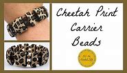 Cheetah Print Carrier Beads (Jewelry Making) Off the Beaded Path
