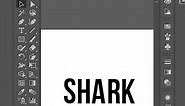 Shark logo using illustrator