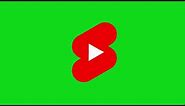 YouTube Shorts Logo green screen animation