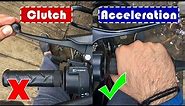 11 Motorcycle Basics Clutch and Acceleration Combination for Beginners | Bike Sikho in 30 Days