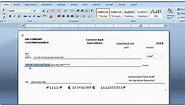 Cashiers Check Template Pdf ≡ Fill Out Printable PDF Forms Online