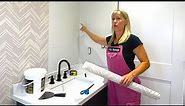 How to Hang Wallpaper in a Bathroom (Like a PRO!)