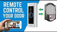 Ring Doorbell & Schlage Encode - Remote Access Your Door From Live Video