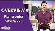Plantronics Savi W720 (WO2 or W02) | PRODUCT OVERVIEW | Stereo Wireless Headset