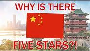 The 5 stars of China's flag