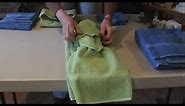 How to Tie Towels to Impress Your Clients