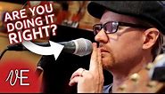 How to use a Microphone | Mic techniques for Singing | #DrDan 🎤