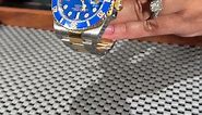 Rolex Submariner Steel Yellow Gold Blue Diamond Dial Mens Watch 116613 Review | SwissWatchExpo