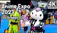 ANIME EXPO 2023 Walking Tour | Los Angeles, CA | Anime Convention Exhibit Hall and Cosplays