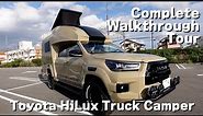 Japanese Toyota HiLux Truck Camper! [BR75 SUV Adventure Camper] Complete walk-through tour