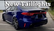 How to Install NEW LED TAILLIGHTS on TOYOTA COROLLA - Step by Step Guide